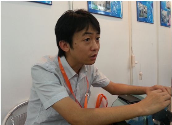 图4:东莞利扬业务经理田坤介绍晶圆测试业务