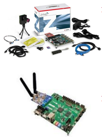 图8:赛灵思与合作伙伴安富利、ADI开发的各种Zynq开发板,可令开发人员运用SDSoC和Vivado设计套件快速构建自己的定制平台。
