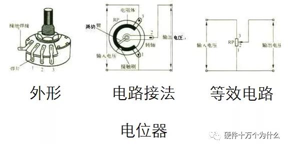 三脚电位器接法图图片