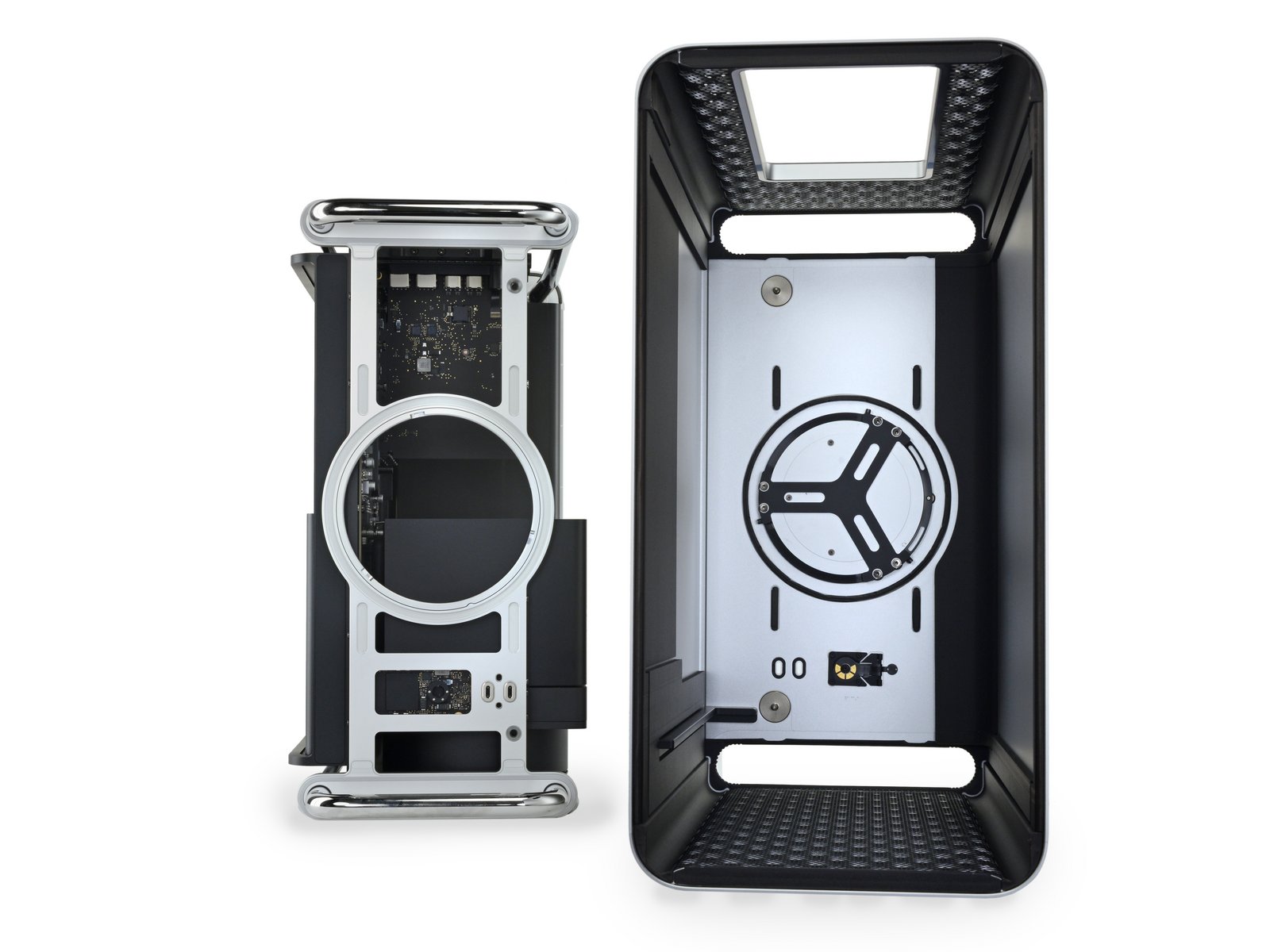 近日，知名拆解网站iFixit拆解了苹果公司的专业台式机Mac Pro，由于模块化设计，这款产品非常容易拆解，iFixit给出了9分的可修复性得分（满分10分，分数越高越容易拆解维修）。